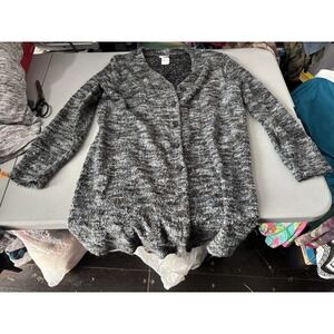 Vtg Baby And Me XL Gray Marled Sweater Maternity